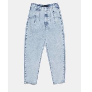 ZARA Super High Waist Slouchy Jeans